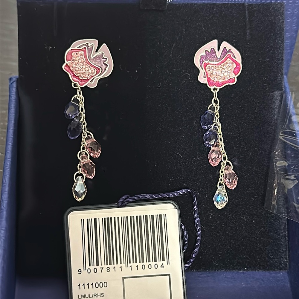 Authentic Swarovski Disney Elements Drop Earrings